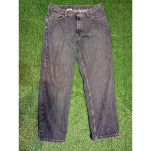Carhartt Jeans Mens 36x30 Blue Denim Relaxed Fit Straight Leg‎ Outdoors (Read)